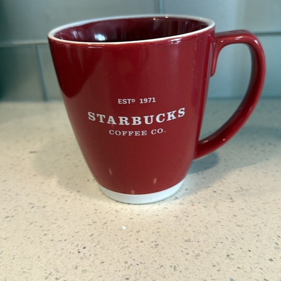 Starbucks red ceramic Coffee Mug - Picture 4 of 7